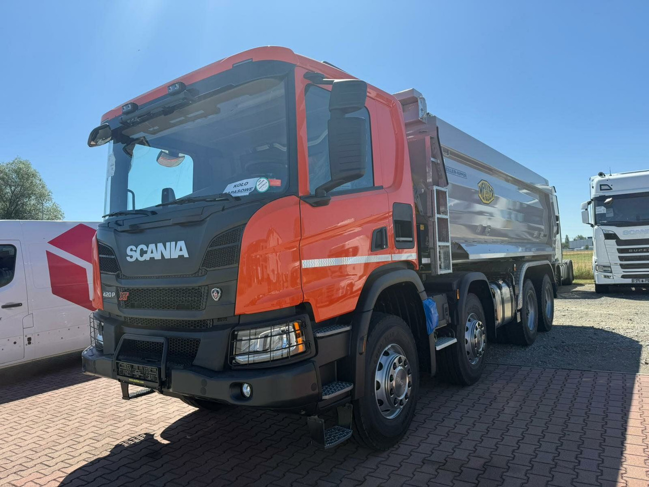 Scania P 420 8x4 Kipper Meiller Euro 6 - Truk skip loader: gambar 3 Scania P 420 8x4 Kipper Meiller Euro 6 - Truk skip loader: gambar 3