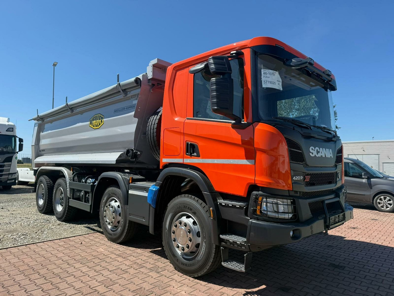 Scania P 420 8x4 Kipper Meiller Euro 6 - Truk skip loader: gambar 1 Scania P 420 8x4 Kipper Meiller Euro 6 - Truk skip loader: gambar 1