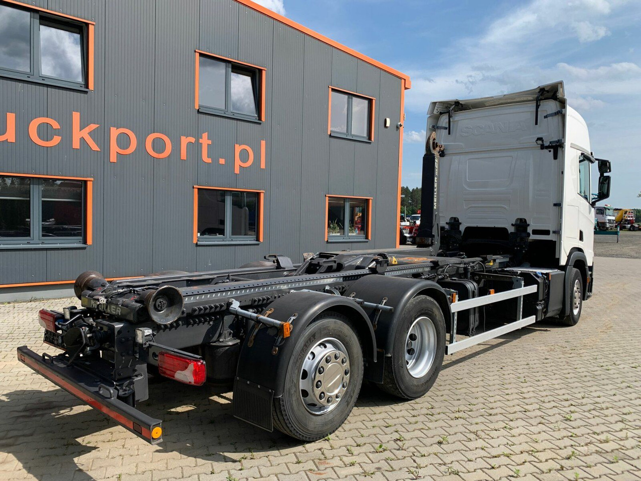 Scania R450 6x2 Abrollkipper MEILLER*Lenkachse Retarder - Hook lift: gambar 5 Scania R450 6x2 Abrollkipper MEILLER*Lenkachse Retarder - Hook lift: gambar 5