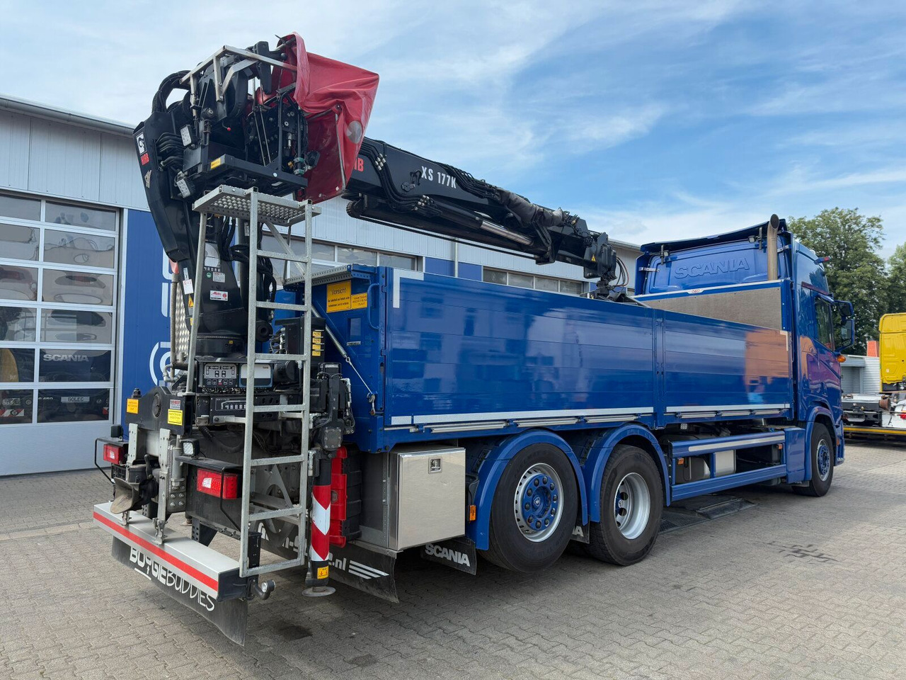 Scania R500 6x2 Pritsche mit Kran HIAB 177K PRO Scania R500 6x2 Pritsche mit Kran HIAB 177K PRO - Truk flatbed, Truk derek: gambar 3 Scania R500 6x2 Pritsche mit Kran HIAB 177K PRO Scania R500 6x2 Pritsche mit Kran HIAB 177K PRO - Truk flatbed, Truk derek: gambar 3