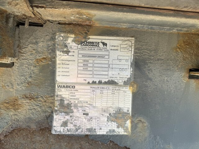 Schmitz Cargobull Gotha AFG 18 BS Baustoffanhänger 2 Achse - Trailer flatbed: gambar 2 Schmitz Cargobull Gotha AFG 18 BS Baustoffanhänger 2 Achse - Trailer flatbed: gambar 2