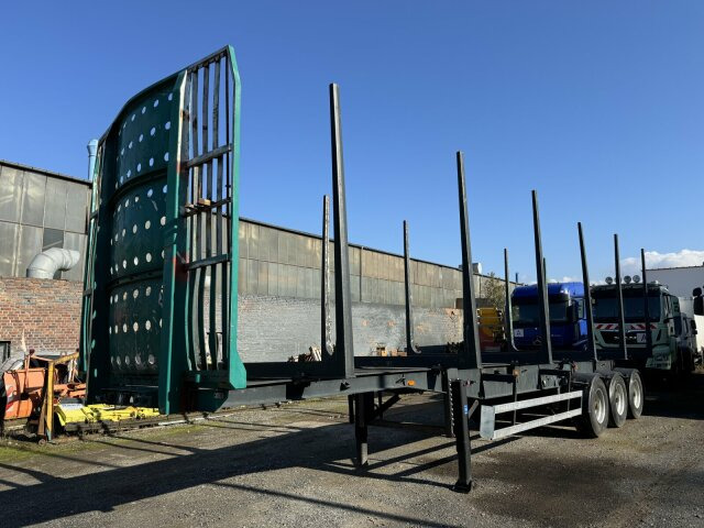 Schwarzmüller HS 3/E Langmaterial Holz 3 Achse 35.000 Kg - Semi-trailer pengangkut kayu: gambar 1 Schwarzmüller HS 3/E Langmaterial Holz 3 Achse 35.000 Kg - Semi-trailer pengangkut kayu: gambar 1