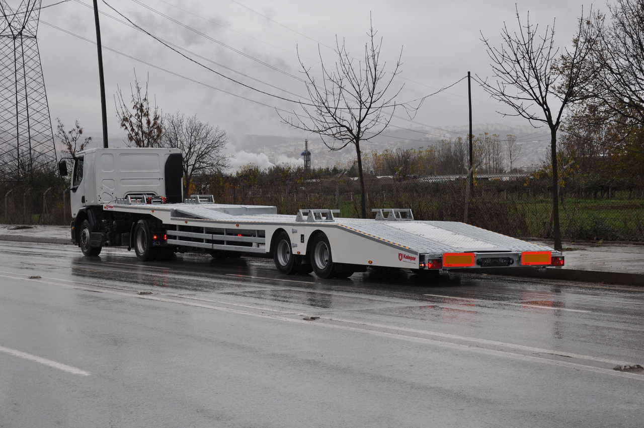 Semi-trailer autotransporter baru KALEPAR KLP 228V3 Bus-Caravan-Car Transporter: gambar 9