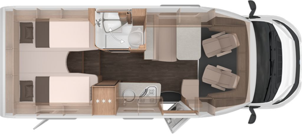 Knaus L!VE TI 650 MEG Platinum Selection Voll-LED -Fro - Mobil rumah semi-terintegrasi: gambar 2 Knaus L!VE TI 650 MEG Platinum Selection Voll-LED -Fro - Mobil rumah semi-terintegrasi: gambar 2