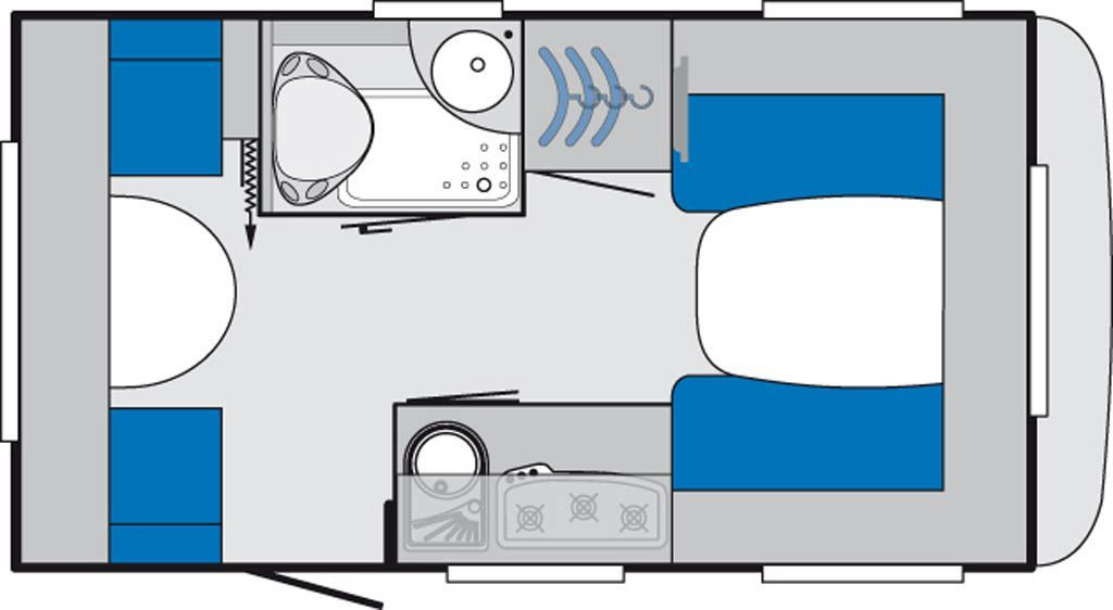 Knaus Sport 400 LK Auflastung 1300kg - Karavan: gambar 2 Knaus Sport 400 LK Auflastung 1300kg - Karavan: gambar 2
