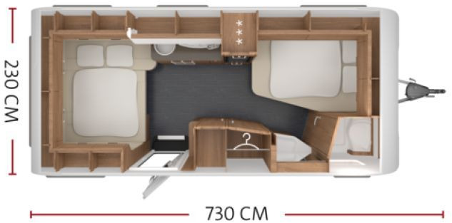 Tabbert Da Vinci 490 TD 2,3 Dachklima,Markise - Karavan: gambar 2 Tabbert Da Vinci 490 TD 2,3 Dachklima,Markise - Karavan: gambar 2