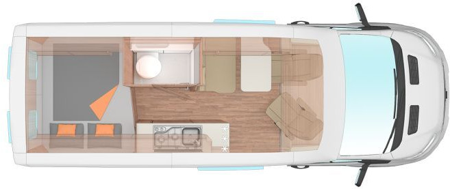 Weinsberg CaraBus 600 MQ Automatik/170PS - Mobil kemping: gambar 2 Weinsberg CaraBus 600 MQ Automatik/170PS - Mobil kemping: gambar 2