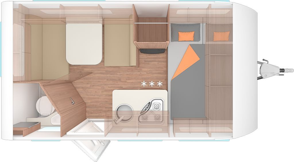 Weinsberg CaraOne 390 QD Auflastung 1350 kg - Karavan: gambar 2 Weinsberg CaraOne 390 QD Auflastung 1350 kg - Karavan: gambar 2