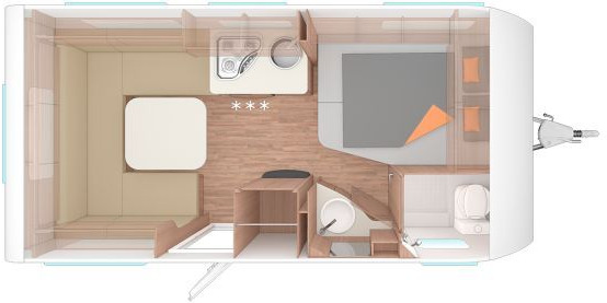 Weinsberg CaraOne 450 FU Elektrische Fußbodenerwärmung - Karavan: gambar 2 Weinsberg CaraOne 450 FU Elektrische Fußbodenerwärmung - Karavan: gambar 2