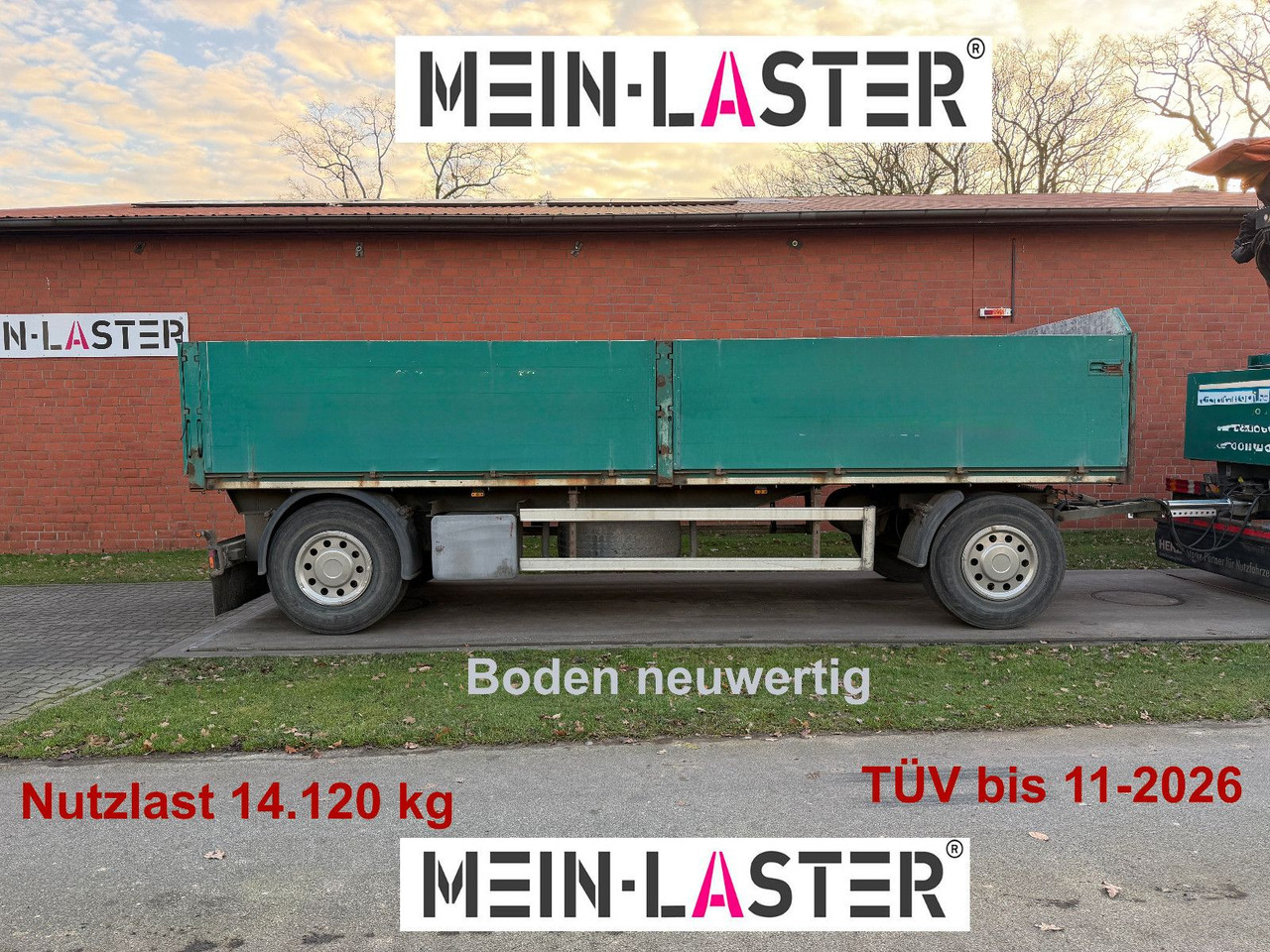 Baustoffpritsche Wilkens A 18 * 7,2 m - Trailer flatbed: gambar 1 Baustoffpritsche Wilkens A 18 * 7,2 m - Trailer flatbed: gambar 1