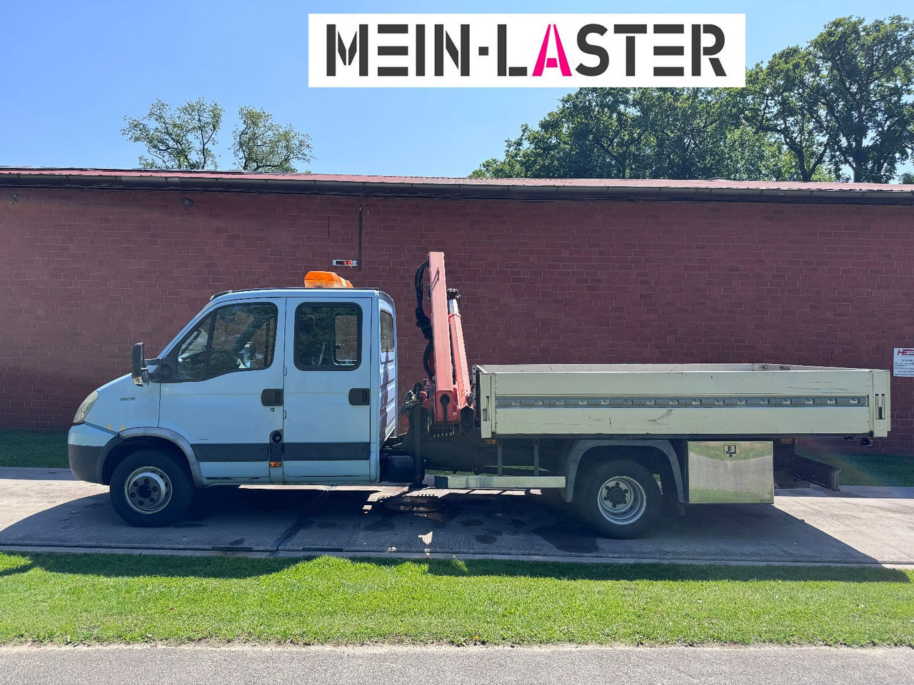 Iveco 65C180 3.0d Palfinger PK 6500 7 Sitzer NL 2300kg - Van flatbed, Van kombi: gambar 4 Iveco 65C180 3.0d Palfinger PK 6500 7 Sitzer NL 2300kg - Van flatbed, Van kombi: gambar 4