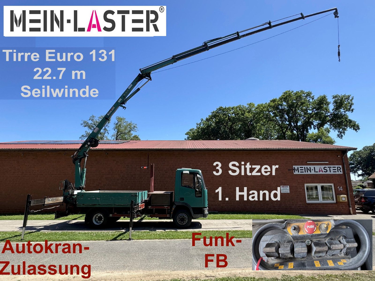 Iveco ML 80 E 15 Tirre 131 22.7 m Funk + Seilwinde - Truk derek: gambar 1 Iveco ML 80 E 15 Tirre 131 22.7 m Funk + Seilwinde - Truk derek: gambar 1