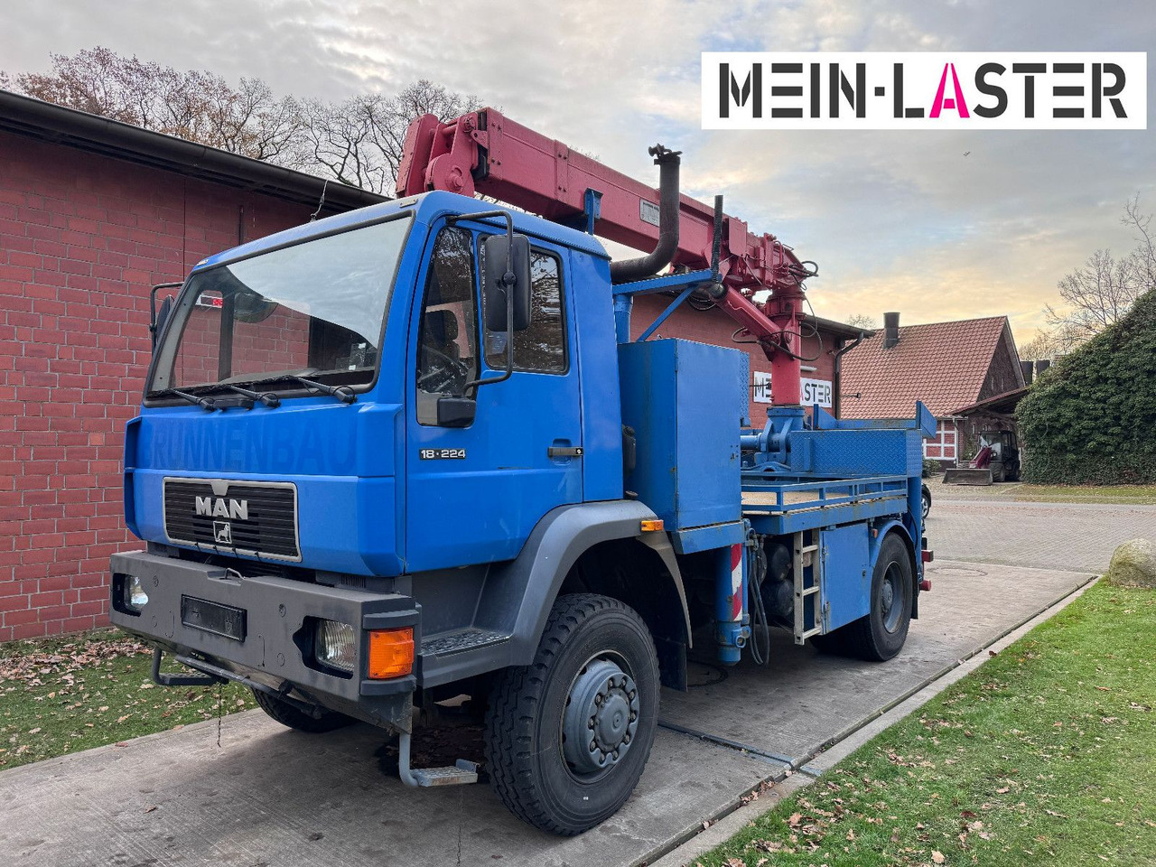 MAN 18.232 4x4 Atlas AK 5002 14m 1.390 kg Seilwinde - Truk derek: gambar 2 MAN 18.232 4x4 Atlas AK 5002 14m 1.390 kg Seilwinde - Truk derek: gambar 2