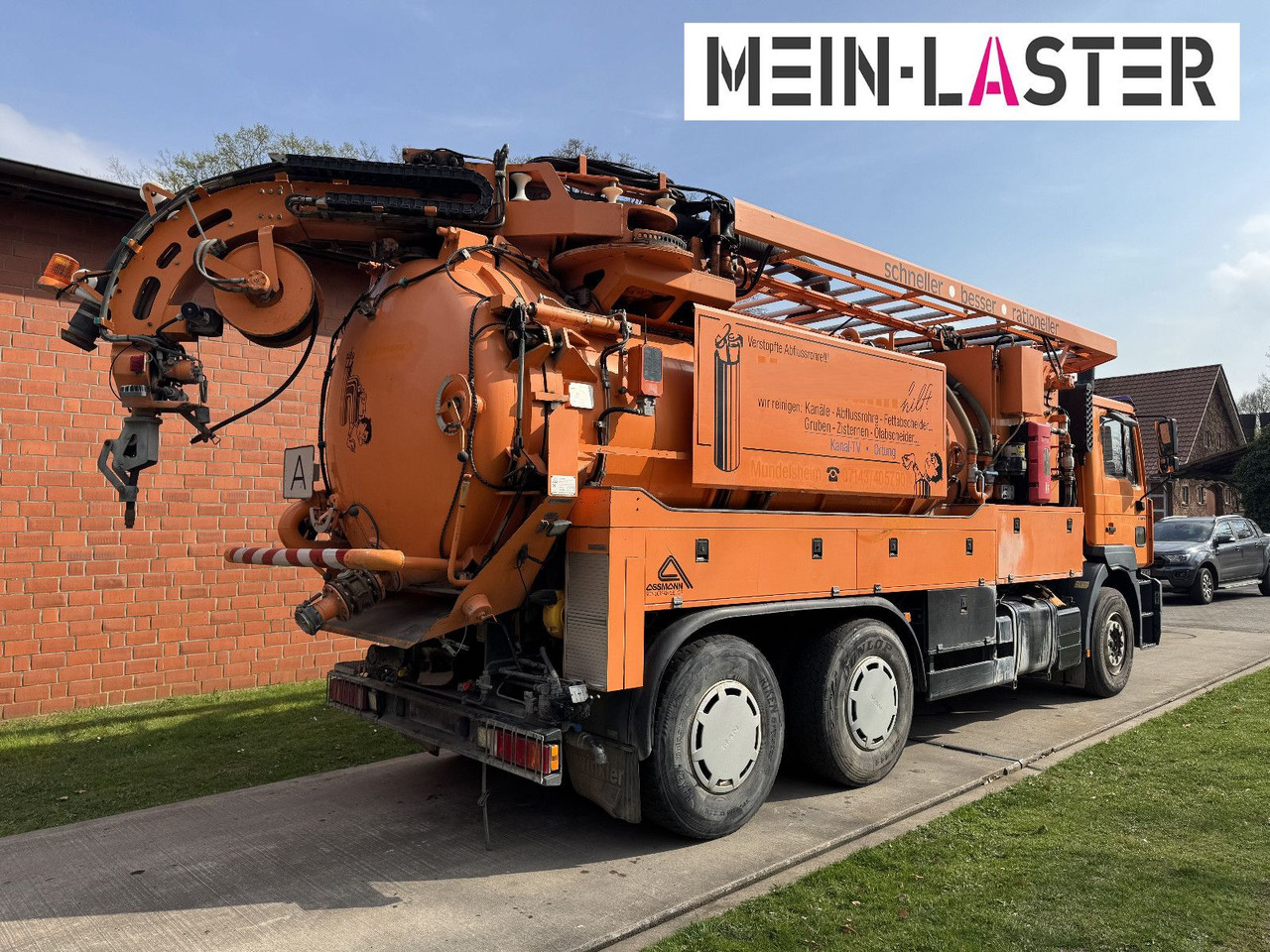 MAN FE 410 Assmann Saug HD Spüler Recycling + FB. - Truk vakum: gambar 5 MAN FE 410 Assmann Saug HD Spüler Recycling + FB. - Truk vakum: gambar 5