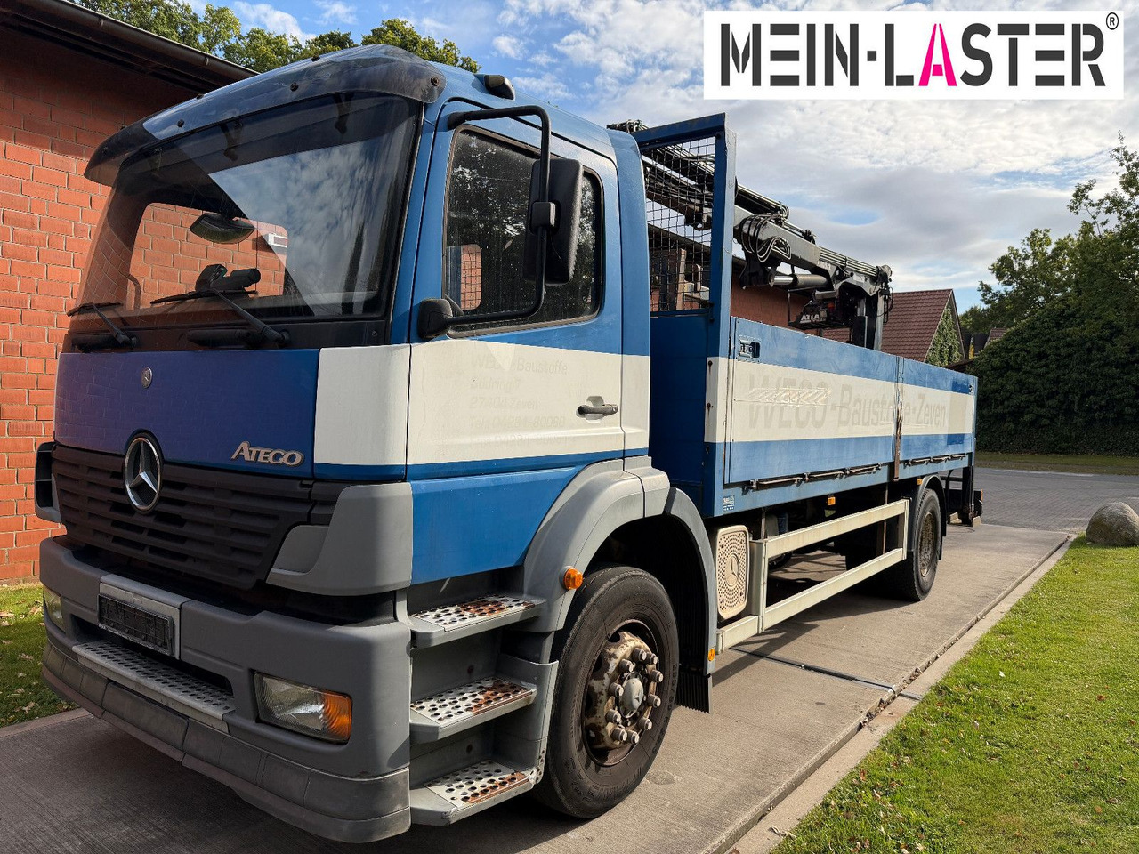 Mercedes-Benz 1823 Atego Atlas 105.2 1.Hand nur 226.000 km - Truk flatbed, Truk derek: gambar 2 Mercedes-Benz 1823 Atego Atlas 105.2 1.Hand nur 226.000 km - Truk flatbed, Truk derek: gambar 2