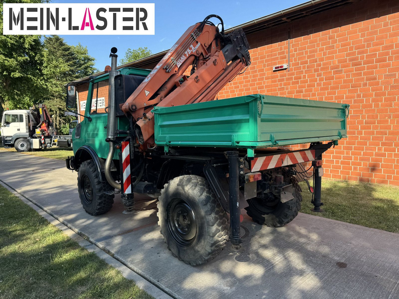 Unimog U 1200 Atlas 75.2 Kran 14 m Funk FB *1. Hand - Truk derek: gambar 5 Unimog U 1200 Atlas 75.2 Kran 14 m Funk FB *1. Hand - Truk derek: gambar 5