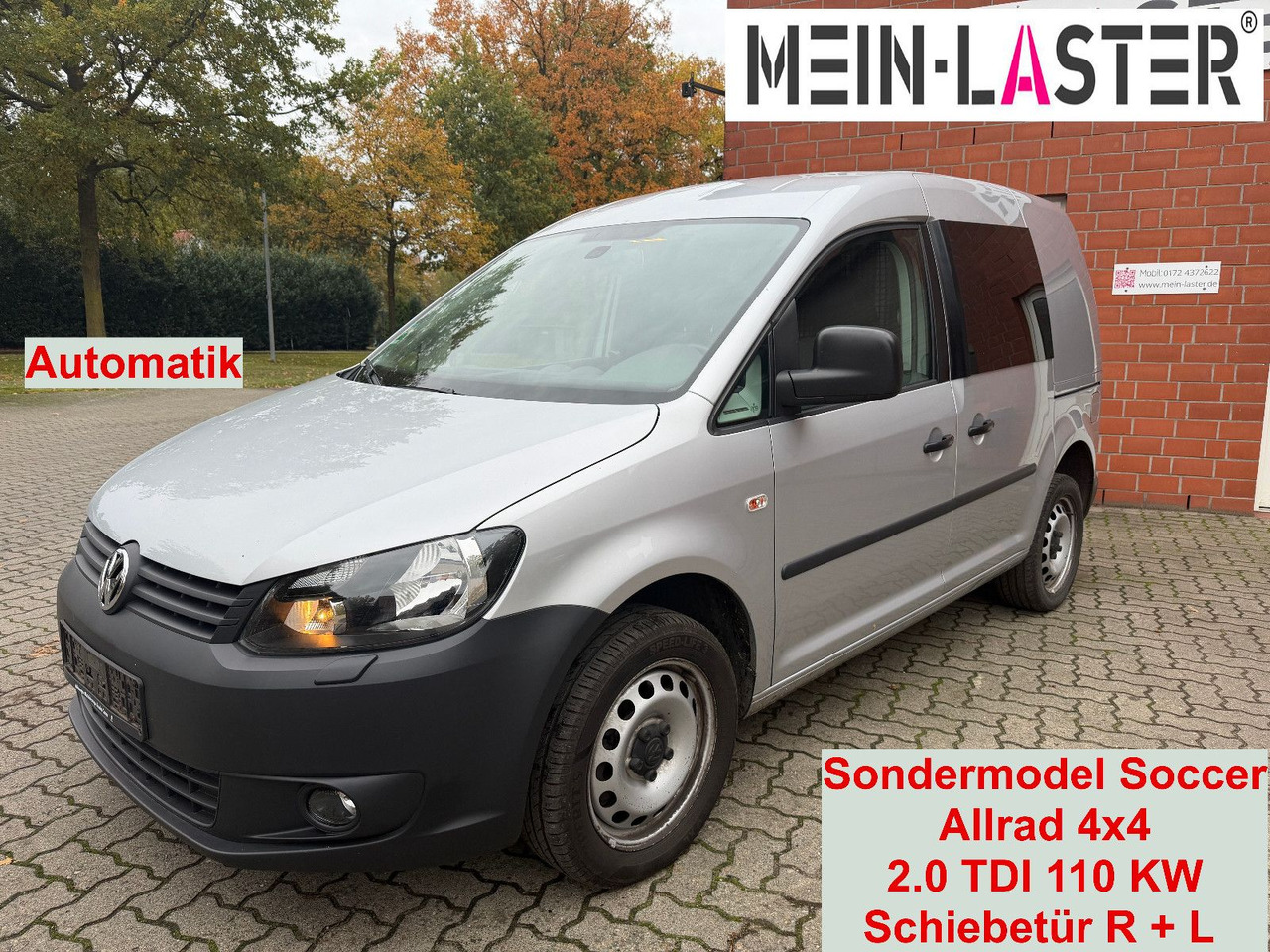 Volkswagen Caddy 2.0 TDI Kasten Soccer 4Motion Automatik - Station wagon: gambar 1 Volkswagen Caddy 2.0 TDI Kasten Soccer 4Motion Automatik - Station wagon: gambar 1