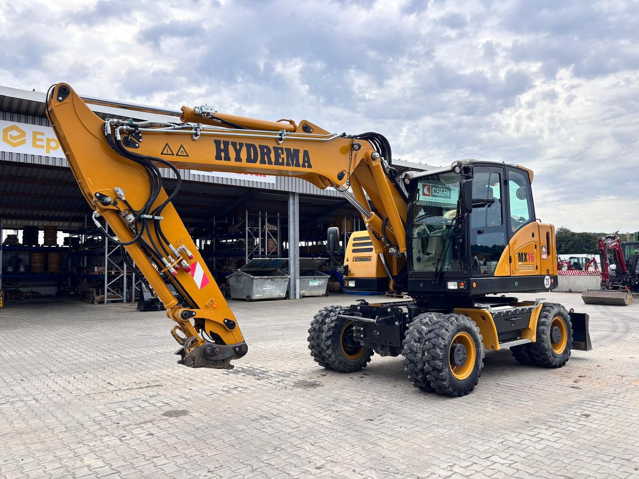 Hydrema MX 16 - Ekskavator roda: gambar 1 Hydrema MX 16 - Ekskavator roda: gambar 1