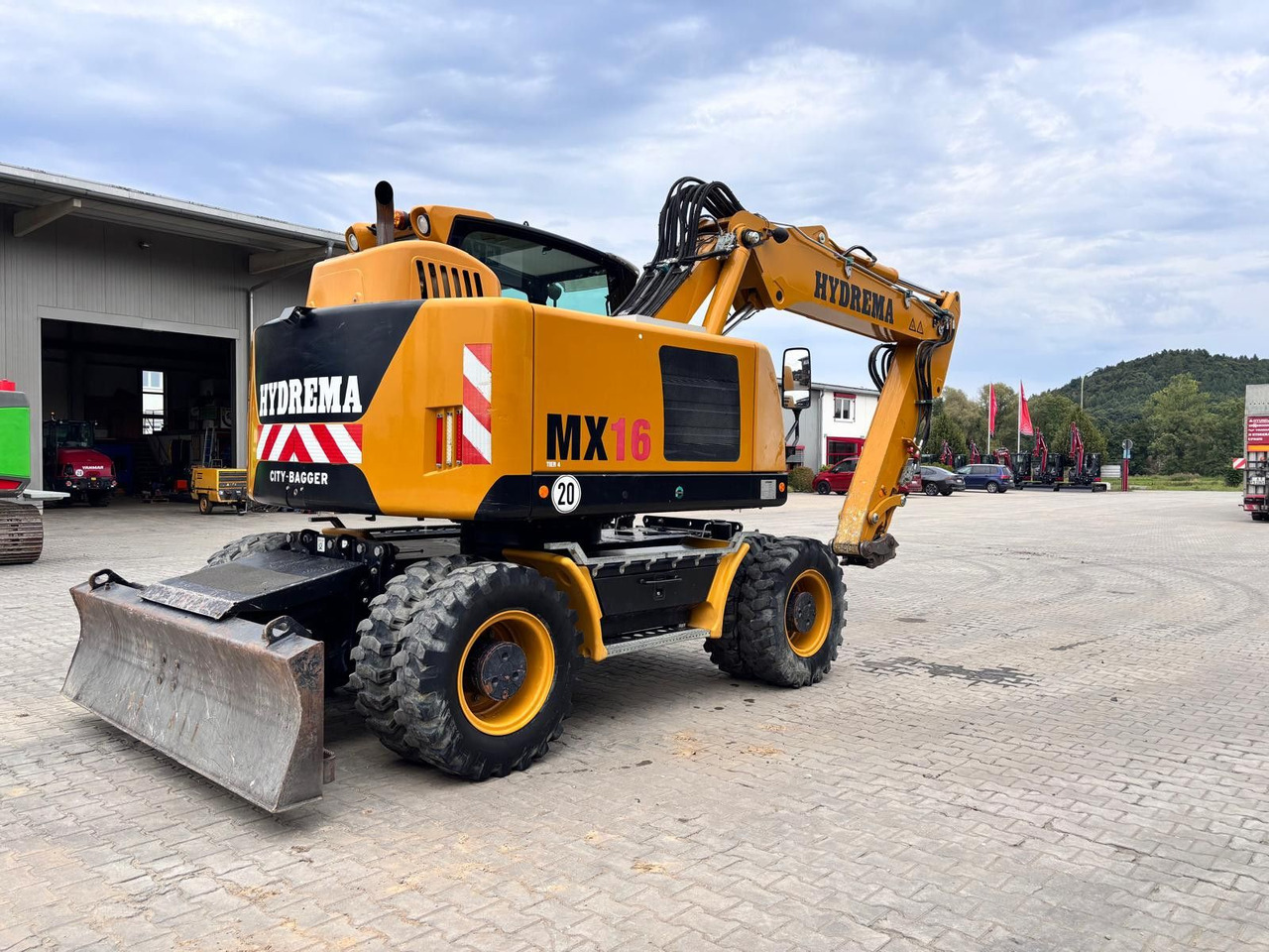 Hydrema MX 16 - Ekskavator roda: gambar 3 Hydrema MX 16 - Ekskavator roda: gambar 3