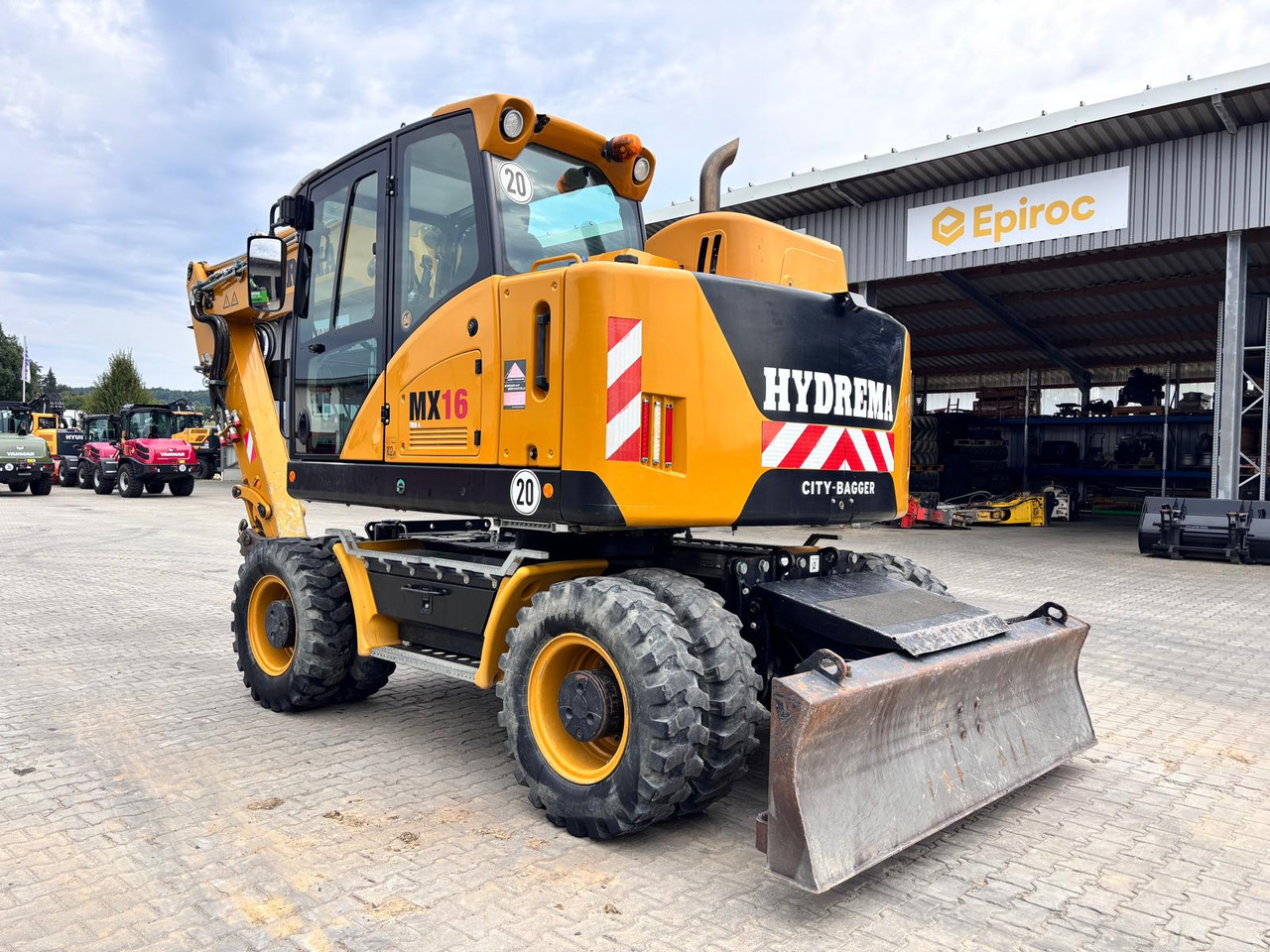 Hydrema MX 16G - Ekskavator roda: gambar 4 Hydrema MX 16G - Ekskavator roda: gambar 4