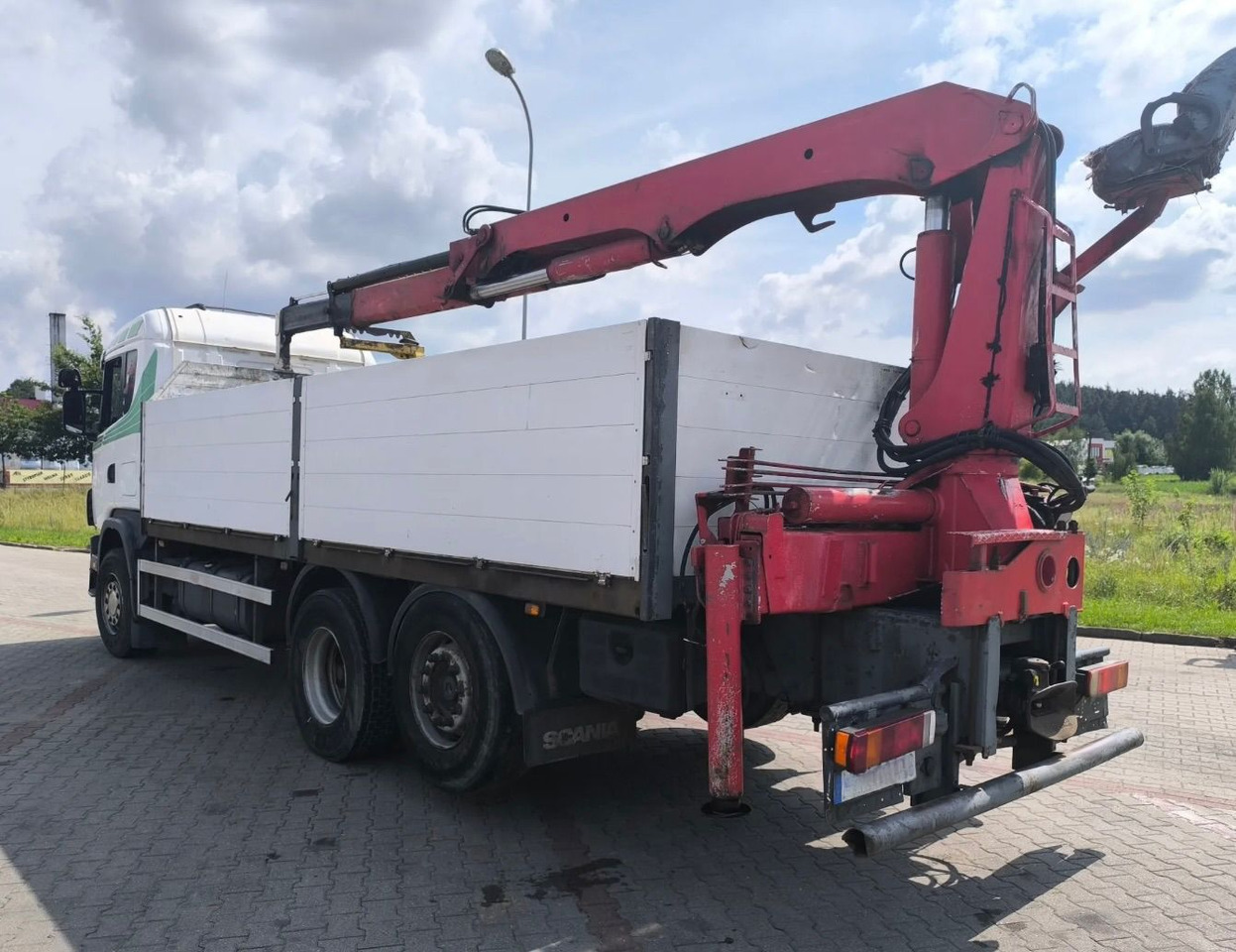 SCANIA 144.460 - Truk flatbed, Truk derek: gambar 5 SCANIA 144.460 - Truk flatbed, Truk derek: gambar 5
