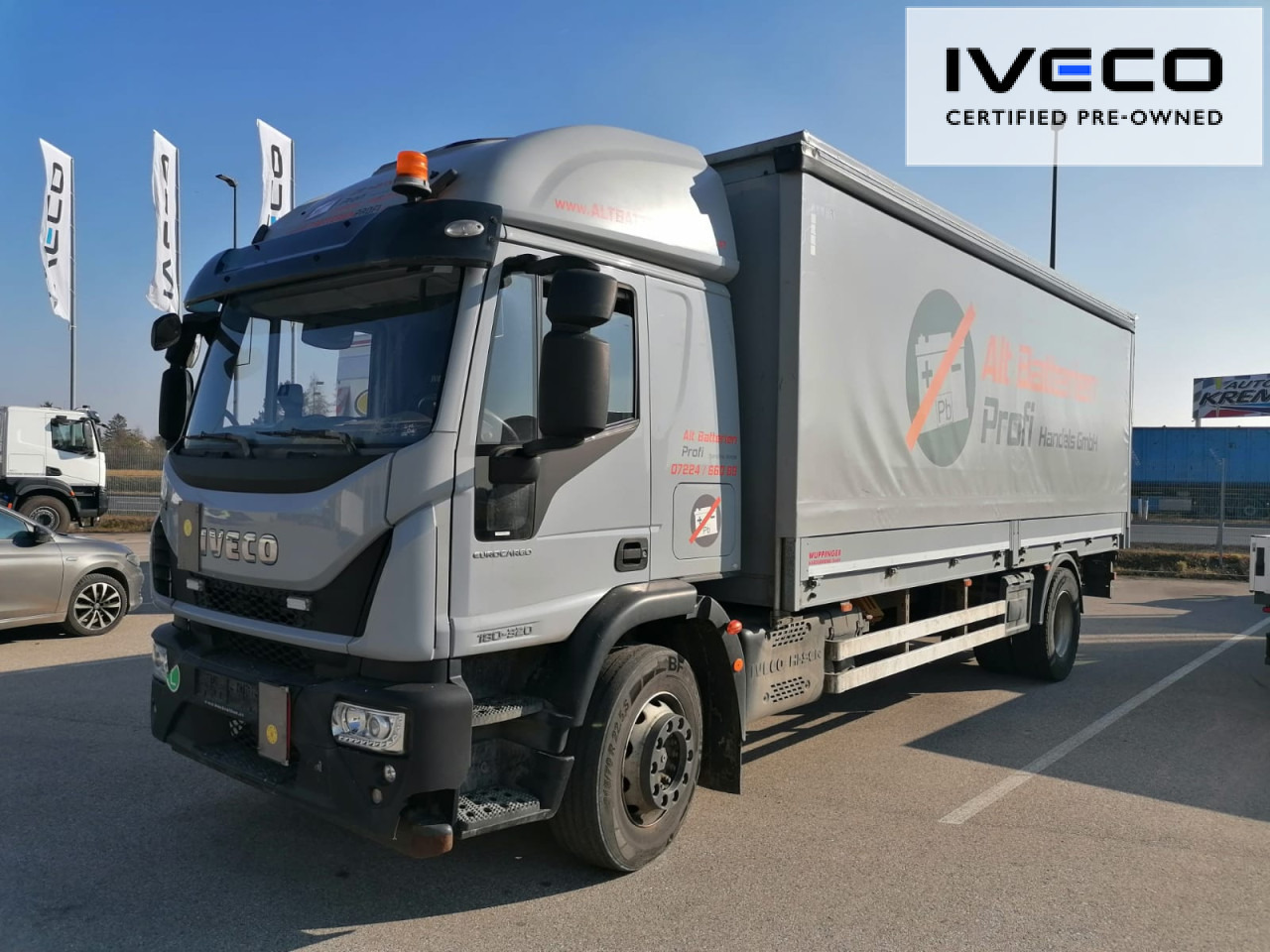 IVECO Eurocargo ML180E32/PEVI_C Euro6 Klima Luftfeder ZV - Truk dengan terpal samping: gambar 1 IVECO Eurocargo ML180E32/PEVI_C Euro6 Klima Luftfeder ZV - Truk dengan terpal samping: gambar 1