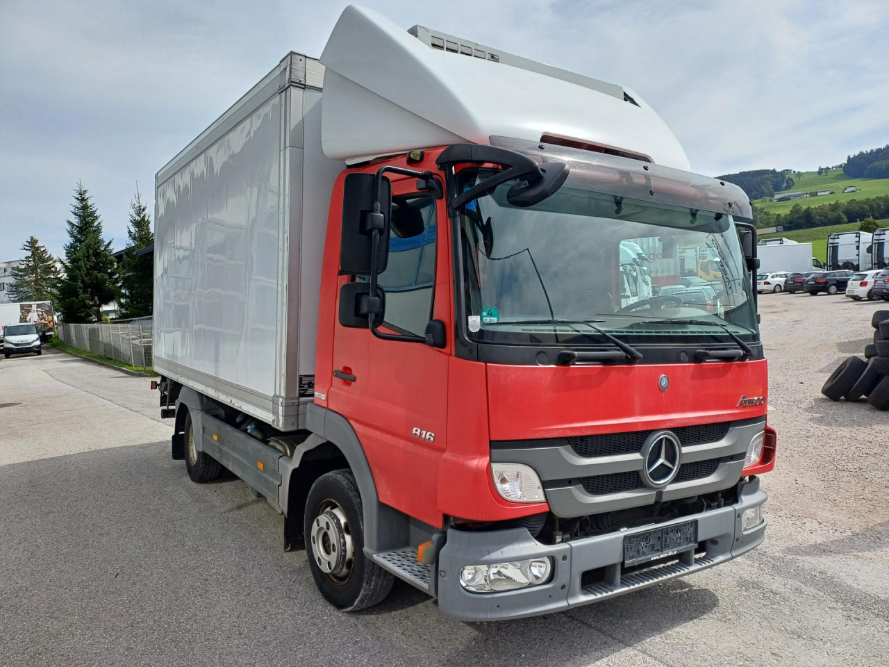 MERCEDES-BENZ 816 Euro5 AHK Luftfeder - Truk berpendingin: gambar 1 MERCEDES-BENZ 816 Euro5 AHK Luftfeder - Truk berpendingin: gambar 1