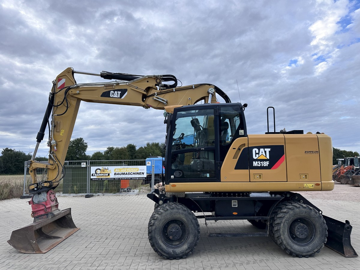 CATERPILLAR M 318 F Offset boom Deutsche Maschine Top ! - Ekskavator roda: gambar 1 CATERPILLAR M 318 F Offset boom Deutsche Maschine Top ! - Ekskavator roda: gambar 1