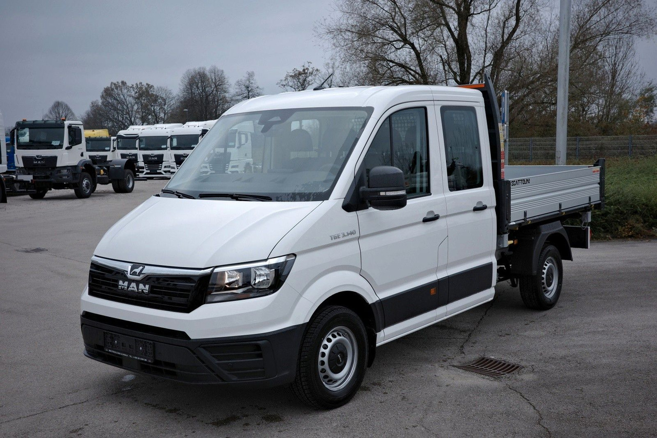 MAN TGE 3.140 L3 DoKa (3+4) 3-Seiten-Kipper - Van jungkit, Van kombi: gambar 1 MAN TGE 3.140 L3 DoKa (3+4) 3-Seiten-Kipper - Van jungkit, Van kombi: gambar 1