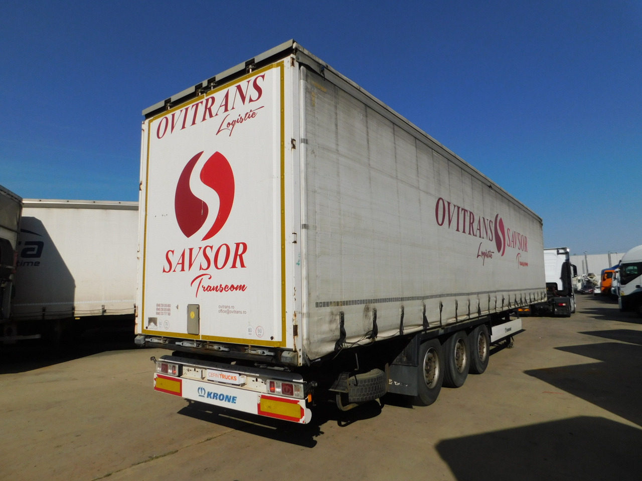Krone Sd da06clnf - Semi-trailer dengan terpal samping: gambar 3 Krone Sd da06clnf - Semi-trailer dengan terpal samping: gambar 3