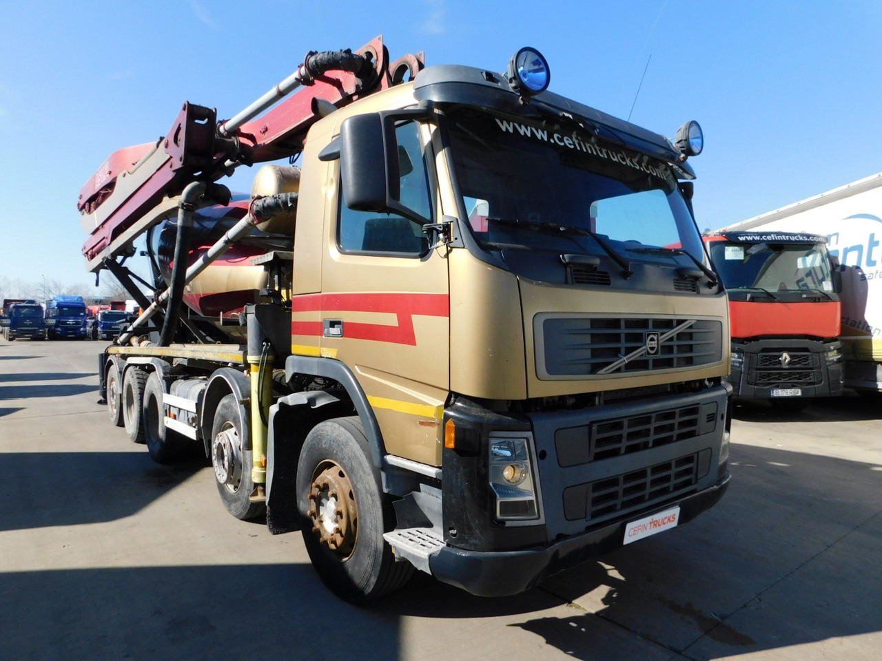 Volvo Pompa de beton cu mixer fm 9 - Truk pengaduk beton: gambar 2 Volvo Pompa de beton cu mixer fm 9 - Truk pengaduk beton: gambar 2