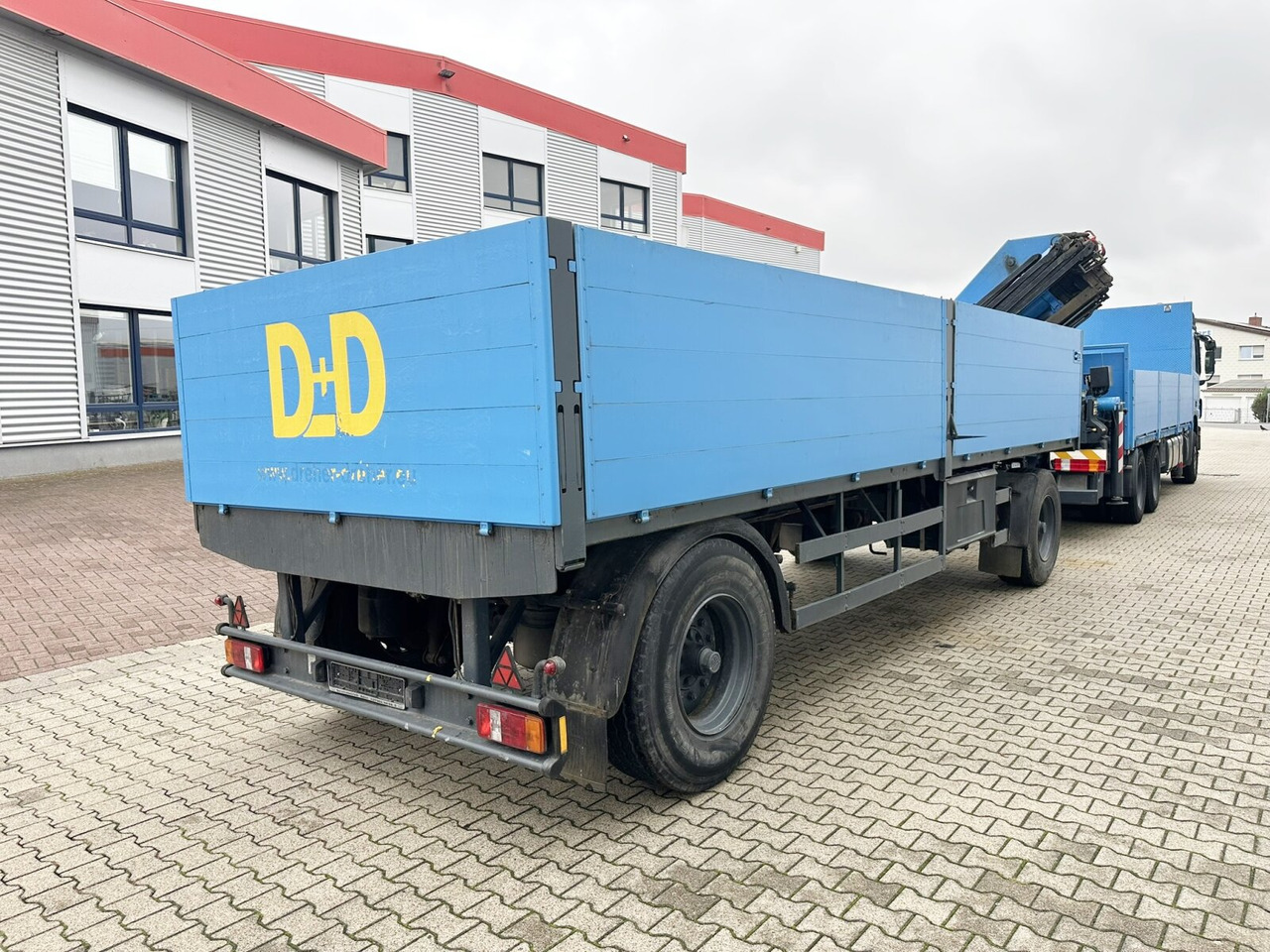 Trailer flatbed 2-Achs Pritschenanhänger 2-Achs Pritschenanhänger: gambar 8