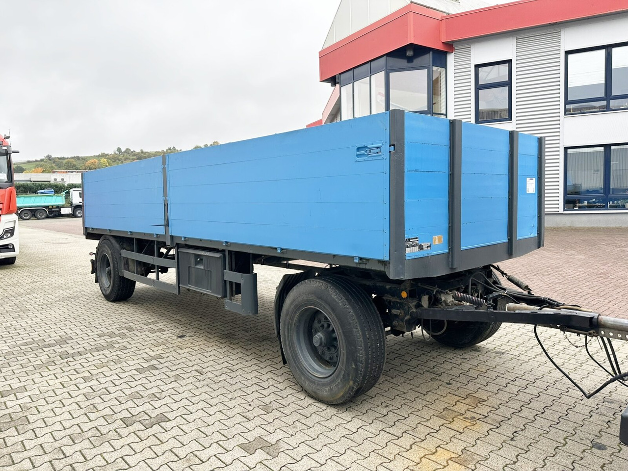 Trailer flatbed 2-Achs Pritschenanhänger 2-Achs Pritschenanhänger: gambar 7