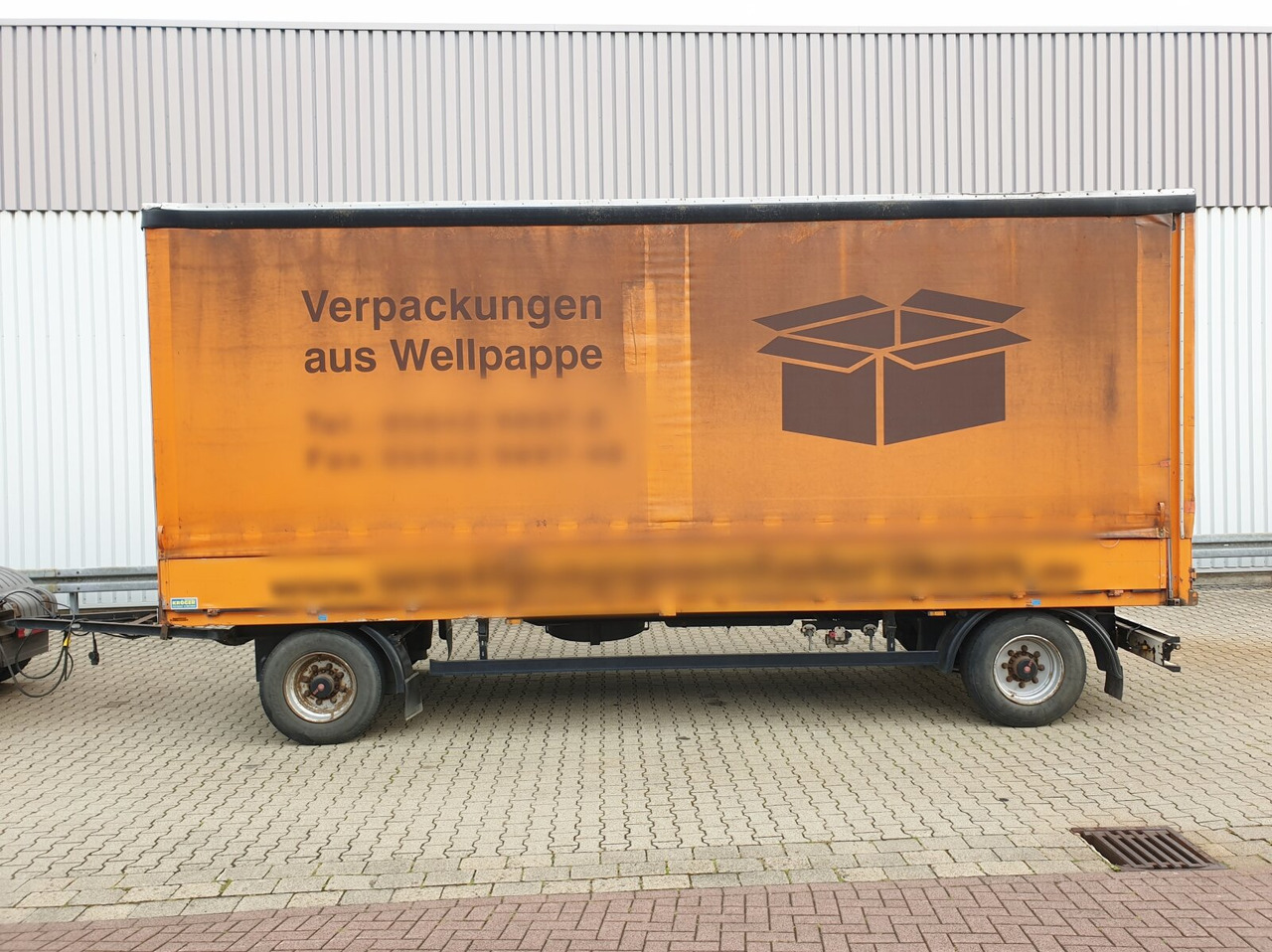 Trailer dengan terpal samping DA3, 2-Achs Anhänger DA3, 2-Achs Anhänger: gambar 8