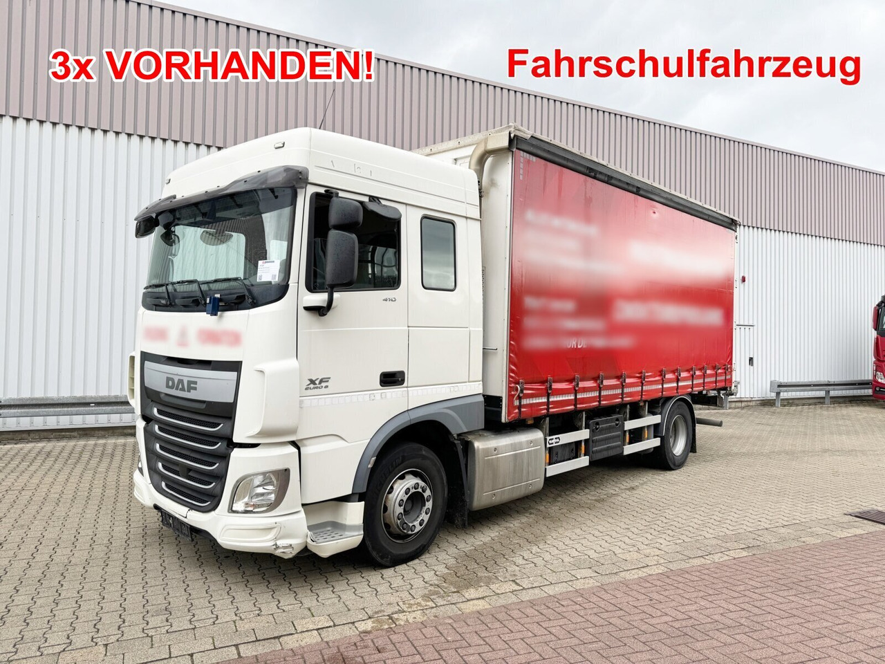 DAF XF 410 FA 4x2 XF 410 FA 4x2, Fahrschule, 2x AHK, 6 Sitze - Truk flatbed: gambar 1 DAF XF 410 FA 4x2 XF 410 FA 4x2, Fahrschule, 2x AHK, 6 Sitze - Truk flatbed: gambar 1