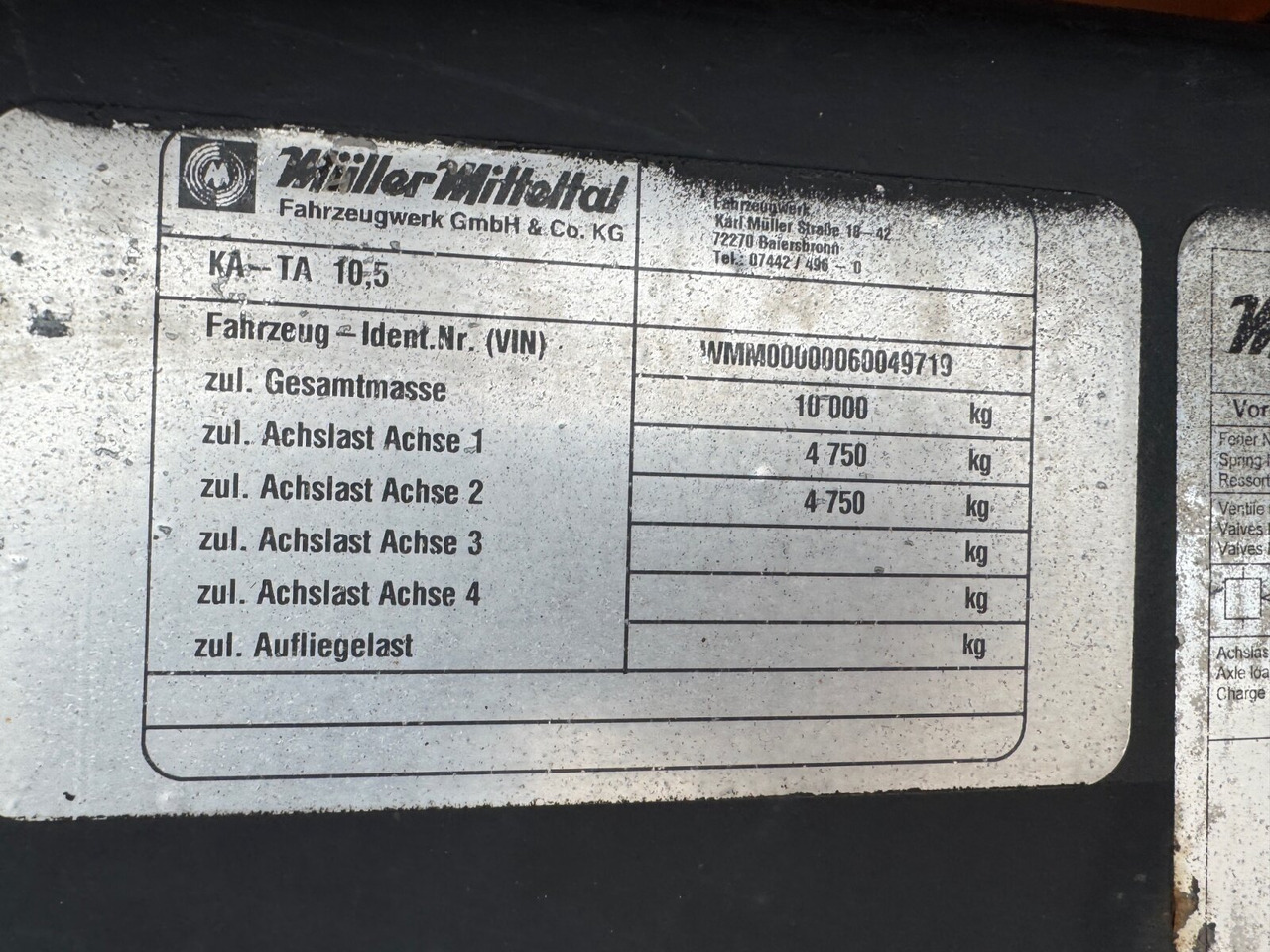 KA-TA 10.5C KA-TA 10.5C, Ex-Stadtverwaltung - Trailer jungkit: gambar 2 KA-TA 10.5C KA-TA 10.5C, Ex-Stadtverwaltung - Trailer jungkit: gambar 2