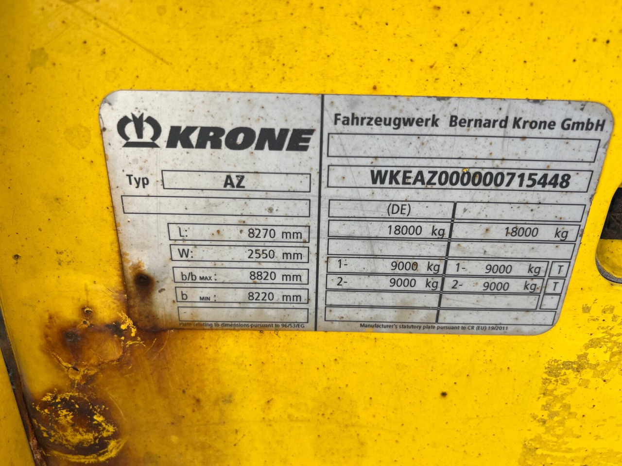 Krone AZP 18 AZP 18 - Trailer flatbed: gambar 5 Krone AZP 18 AZP 18 - Trailer flatbed: gambar 5