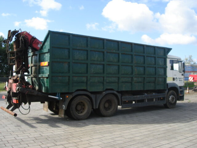 Truk derek, Truk box MAN TGA 26.413 BB 6x4 TGA 26.413 BB 6x4 Kran Heckkran Jonsered 1020: gambar 7