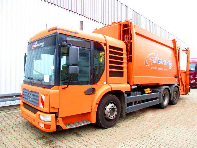 MAN TGA 28.310 6x2-4 LL TGA 28.310 6x2-4LL Schörling 3R11 21.5, Terberg Schüttung - Truk sampah: gambar 1 MAN TGA 28.310 6x2-4 LL TGA 28.310 6x2-4LL Schörling 3R11 21.5, Terberg Schüttung - Truk sampah: gambar 1