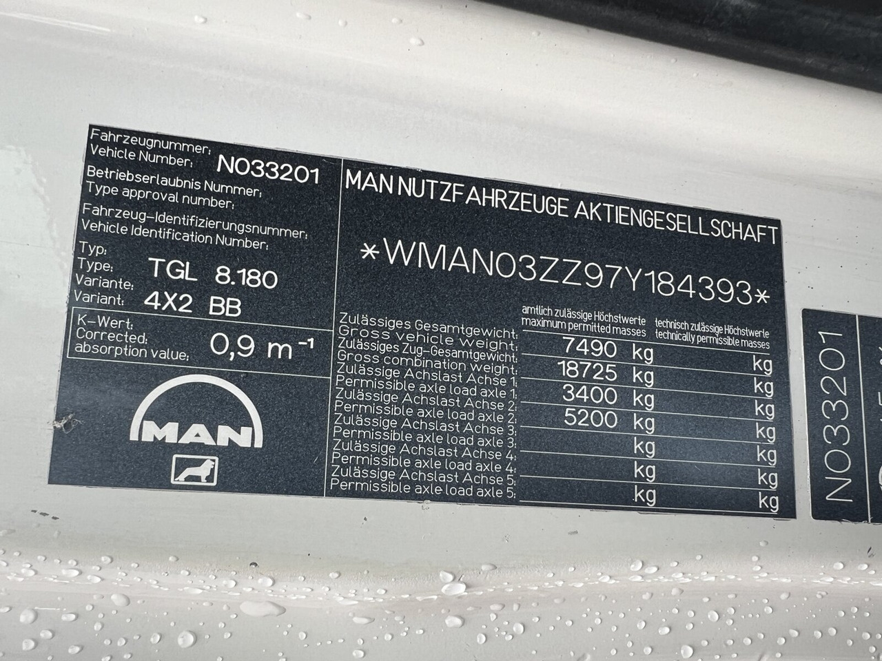MAN TGL 8.180 4X2 BB TGL 8.180 4X2 BB, Meiller Kipper - Truk jungkit: gambar 5 MAN TGL 8.180 4X2 BB TGL 8.180 4X2 BB, Meiller Kipper - Truk jungkit: gambar 5