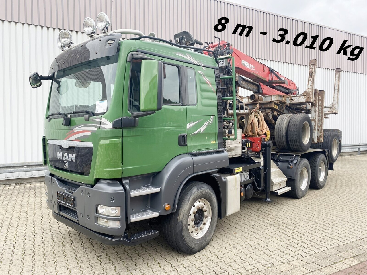 MAN TGS 26.480 6x4 BB TGS 26.480 6x4 BB, Intarder, Kran Epsilon S270L88, Langholz - Truk logging, Truk derek: gambar 1 MAN TGS 26.480 6x4 BB TGS 26.480 6x4 BB, Intarder, Kran Epsilon S270L88, Langholz - Truk logging, Truk derek: gambar 1