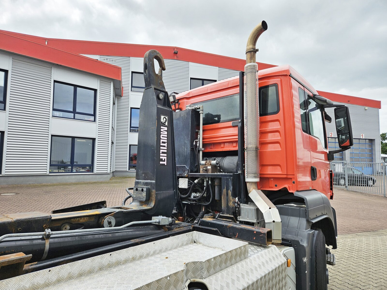 Hook lift MAN TGS 26.480 6x4H-4 BL TGS 26.480 6x4H-4 BL, Multilift Abroller HydroDrive, Lenk-/Liftachse, Wechselfahrzeug: gambar 9