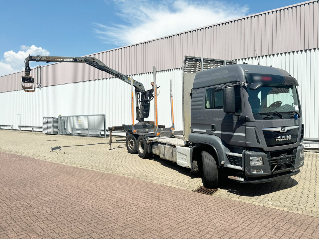 MAN TGS 26.500 6X4H-4 BL TGS 26.500 6X4H-4 BL, PriTarder, HydroDrive, Lenk-/Lift, Heckkran Epsilon M130Z83 - Truk logging, Truk derek: gambar 1 MAN TGS 26.500 6X4H-4 BL TGS 26.500 6X4H-4 BL, PriTarder, HydroDrive, Lenk-/Lift, Heckkran Epsilon M130Z83 - Truk logging, Truk derek: gambar 1
