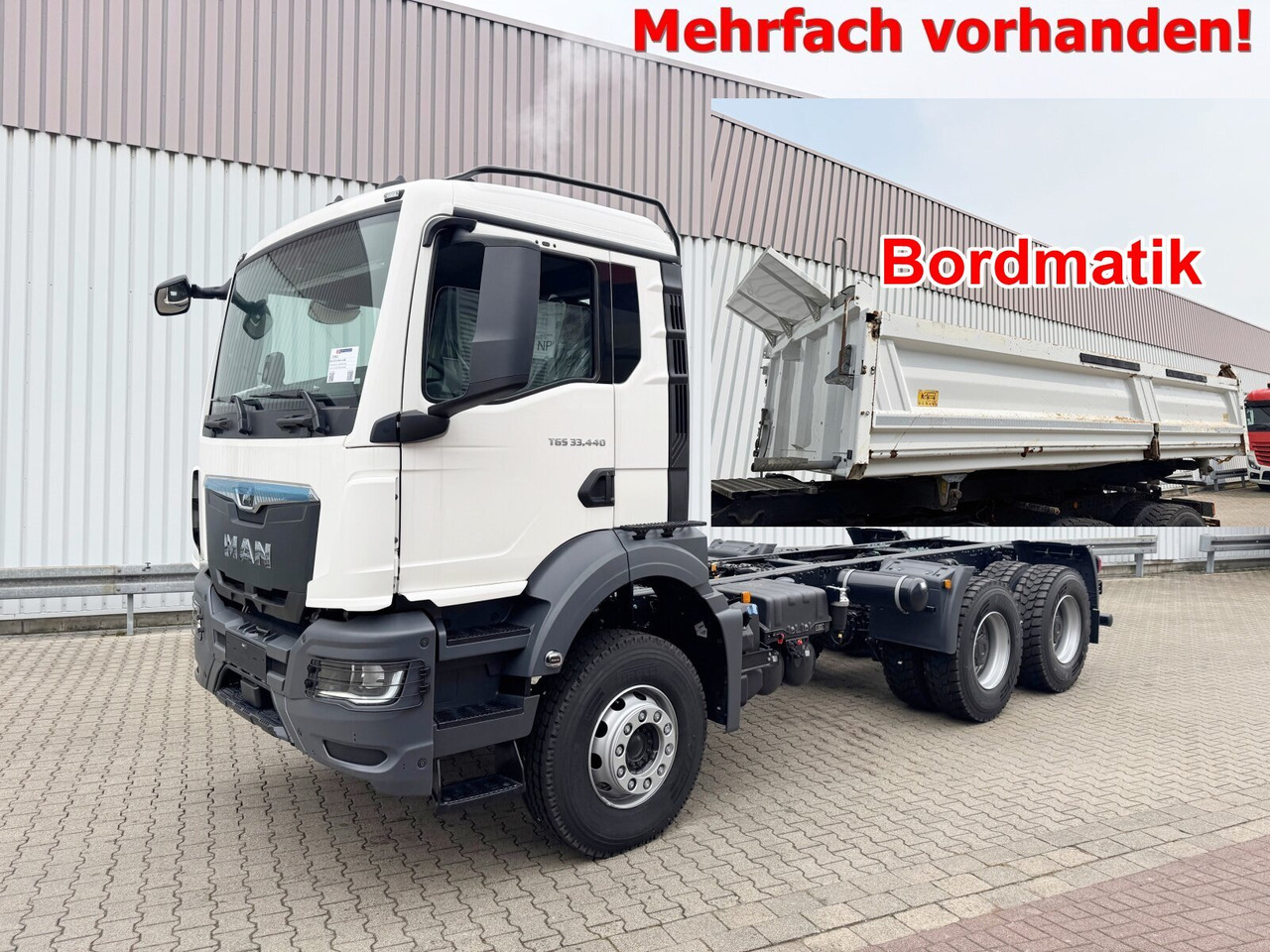 MAN TGS 33.440 6x4 BB TGS 33.440 6x4 BB, Bordmatik, mehrfach vorhanden! - Truk jungkit: gambar 1 MAN TGS 33.440 6x4 BB TGS 33.440 6x4 BB, Bordmatik, mehrfach vorhanden! - Truk jungkit: gambar 1