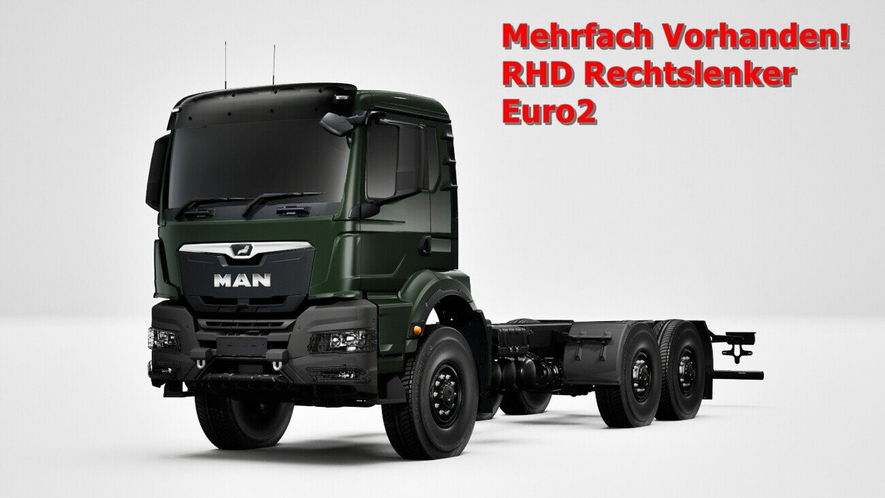 MAN TGS 33.440 6x6 BB CH RHD TGS 33.440 6x6 BB CH RHD, Euro2, Rechtslenker, Einzelbereifung - Truk sasis: gambar 1 MAN TGS 33.440 6x6 BB CH RHD TGS 33.440 6x6 BB CH RHD, Euro2, Rechtslenker, Einzelbereifung - Truk sasis: gambar 1