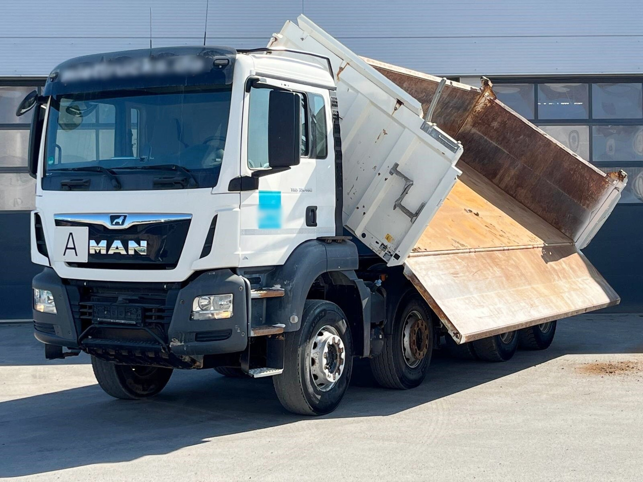 MAN TGS 35.460 8X4 BB TGS 35.460 8X4 BB, Meiller Bordmatik 13m³ - Truk jungkit: gambar 1 MAN TGS 35.460 8X4 BB TGS 35.460 8X4 BB, Meiller Bordmatik 13m³ - Truk jungkit: gambar 1