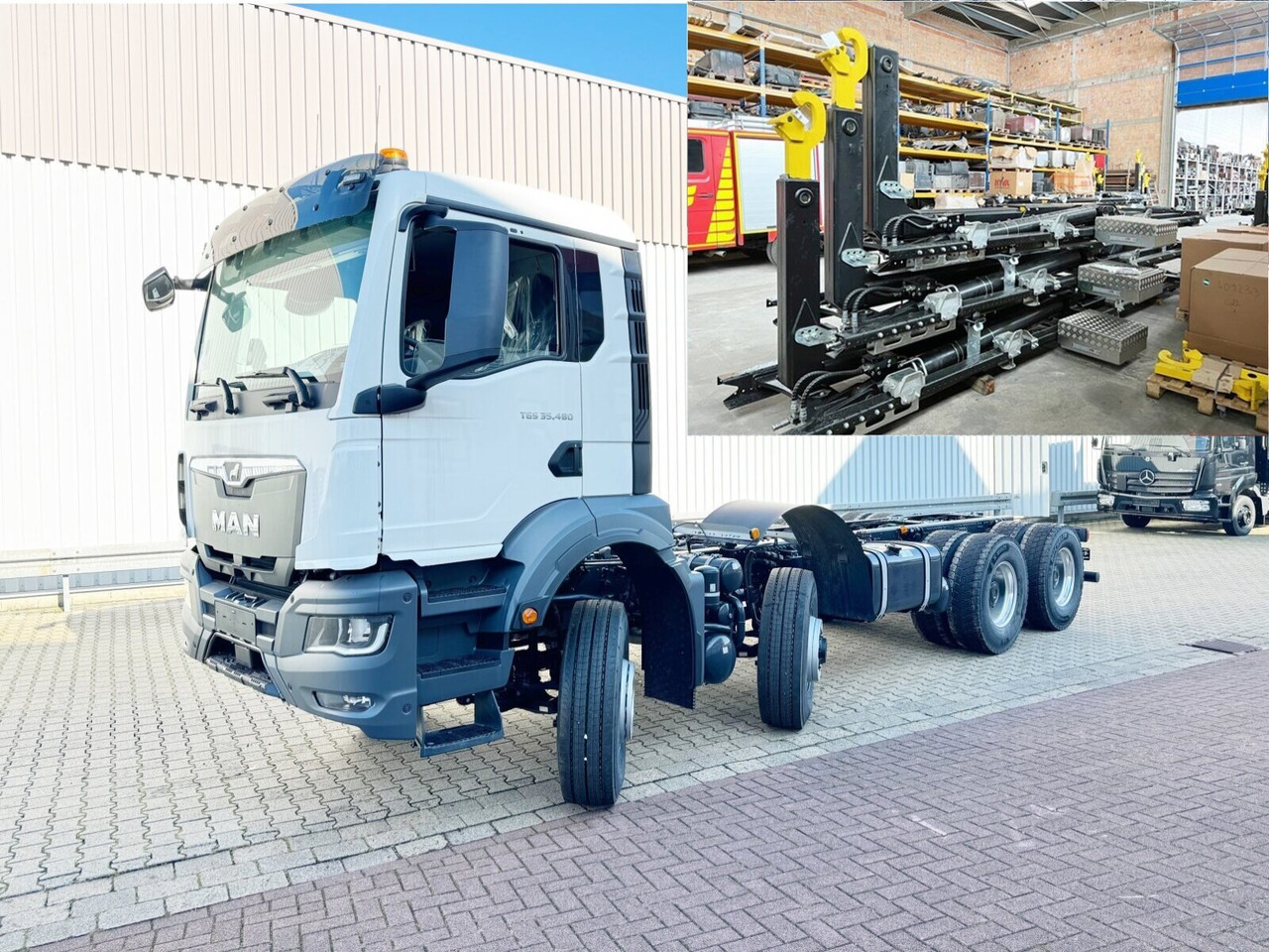 MAN TGS 35.480 8x6H BL CH TGS 35.480 8x6H BL CH, HydroDrive, Navi, Nebenantrieb - Hook lift: gambar 1 MAN TGS 35.480 8x6H BL CH TGS 35.480 8x6H BL CH, HydroDrive, Navi, Nebenantrieb - Hook lift: gambar 1