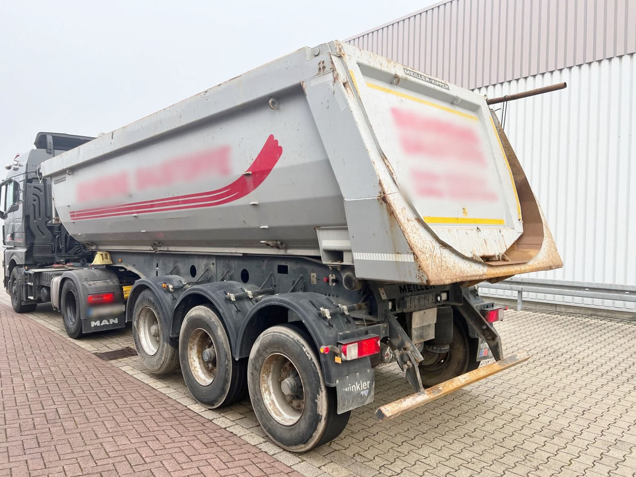 Meiller MHPS 12/27 MHPS 12/27, Stahlmulde ca. 26m³, Liftachse - Semi-trailer jungkit: gambar 5 Meiller MHPS 12/27 MHPS 12/27, Stahlmulde ca. 26m³, Liftachse - Semi-trailer jungkit: gambar 5