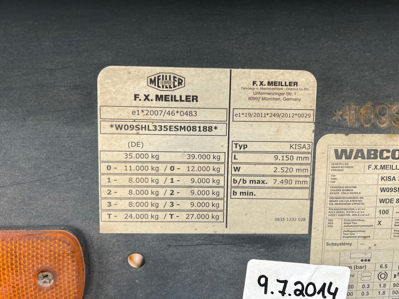 Meiller MHPS 12/27 MHPS 12/27, Stahlmulde ca. 26m³, Liftachse - Semi-trailer jungkit: gambar 2 Meiller MHPS 12/27 MHPS 12/27, Stahlmulde ca. 26m³, Liftachse - Semi-trailer jungkit: gambar 2