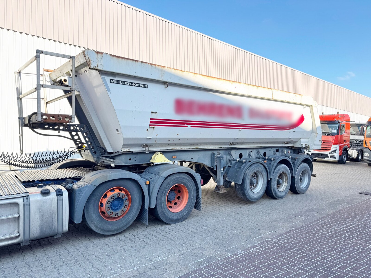 Meiller MHPS 12/27 MHPS 12/27, Stahlmulde ca. 26m³, Liftachse - Semi-trailer jungkit: gambar 4 Meiller MHPS 12/27 MHPS 12/27, Stahlmulde ca. 26m³, Liftachse - Semi-trailer jungkit: gambar 4